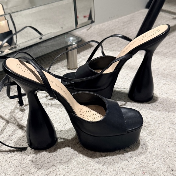Azalea Wang Shoes - Black Platform Heels